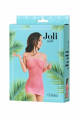 Платье-сетка Joli Malibu розовое L/XL — фото 7
