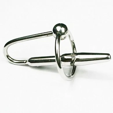 Катетер Penis plug с кольцом l 420 мм d 8 мм — купить в секс-шопе LoveDoctor