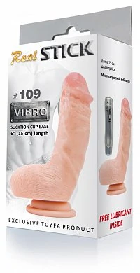 Вибратор реалистичной формы Цвет телесный Размер длина 15 см диаметр 37 см