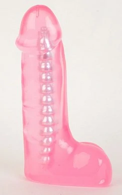 Розовый фаллос с хребтом ToyFa 882010-3 — купить в секс-шопе LoveDoctor