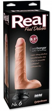 Вибратор Real Feel Deluxe №6 телесный — купить в секс-шопе LoveDoctor