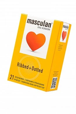 Презервативы Masculan Classic Dotty + Ribbed 21 шт — купить в секс-шопе LoveDoctor