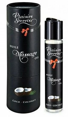 Массажное масло Huile Massage Oil с ароматом кокоса 59 мл — купить в секс-шопе LoveDoctor