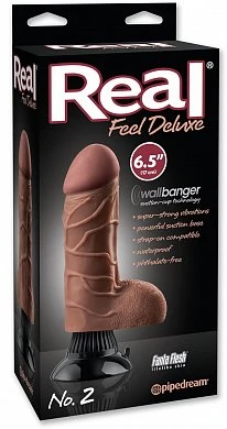 Вибратор REAL FEEL DELUXE № 2 коричневый — купить в секс-шопе LoveDoctor