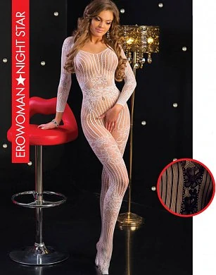 Комбинезон сетка с доступом черный S/L — купить в секс-шопе LoveDoctor