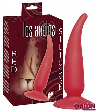 Анальный стимулятор Los Analos красный 13 см — купить в секс-шопе LoveDoctor