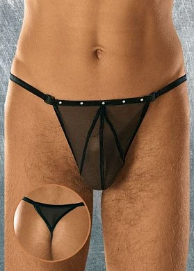Трусы мужские Soft Line 4460 сеточка, черные S/L — купить в секс-шопе LoveDoctor