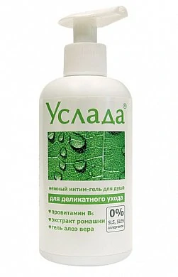 Интим-гель для душа Услада - нежный уход 250 мл — фото 2