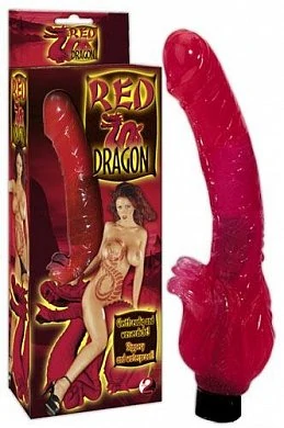 Вибратор гелевый Vibrator Red Dragon — купить в секс-шопе LoveDoctor