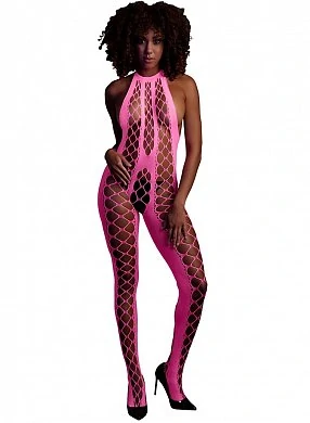 Боди-комбинезон Ouch Halterneck Neon Pink розовый XS/XL — фото 2