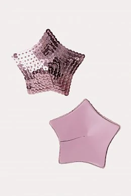 Пэстисы Erolanta Lingerie Collection в форме звезд розовые — фото 3