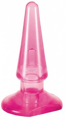 Анальный плаг розовый 9 см