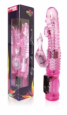 Вибратор с ротацией. Цвет: розовый. Размер: длина 18 см.