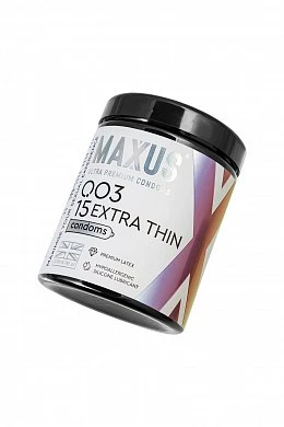 Презервативы Maxus 003 ультратонкие в пластиковом кейсе 15 шт — купить в секс-шопе LoveDoctor