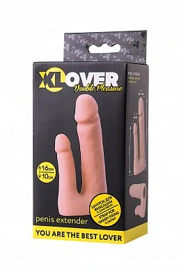 Насадка ToyFa XLover для двойного проникновения 16 см — фото 18