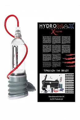 Гидронасос для увеличения члена Bathmat Hydromax Xtreme X40 Crystal Clear 35 см — фото 5