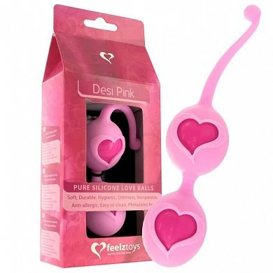 Шарики вагинальные с оболочкой из силикона Desi Pink — купить в секс-шопе LoveDoctor
