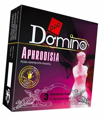 Презервативы Domino Premium Aphrodisia роза, маракуя, ваниль 3 шт — фото 2