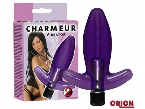 Вибратор анальный Charmeur фиолетовый — купить в секс-шопе LoveDoctor