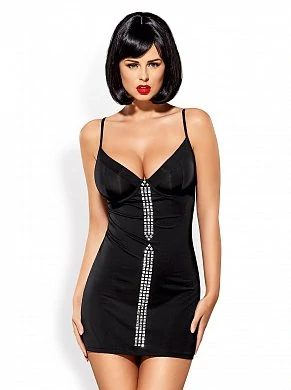 Платье Gretia dress Obsessive черное S/M — купить в секс-шопе LoveDoctor