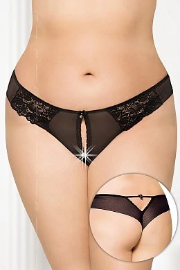 Трусы женские черные XL — купить в секс-шопе LoveDoctor