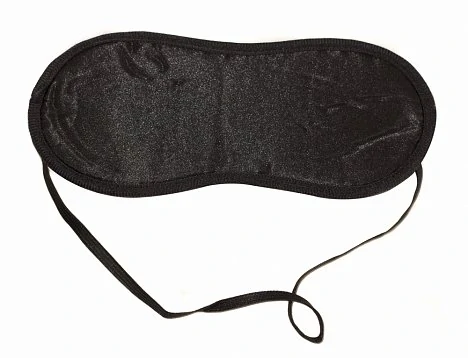 Маска на глаза Bondage черная — фото 2