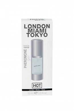 Гель с феромонами для привлечения мужчин LONDON-MIAMI-TOKYO 15 мл — фото 3