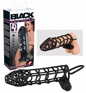 Вибронасадка на пенис Black Velvet — купить в секс-шопе LoveDoctor