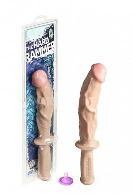 Большой фаллоимитатор с рукояткой The Hard Rammer 36 см — купить в секс-шопе LoveDoctor
