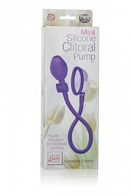 Помпа мини Mini Silicone Clitoral Pump - Purple из силикона фиолетовая — купить в секс-шопе LoveDoctor