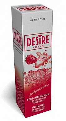 Desire лубрикант клубника 60 мл — купить в секс-шопе LoveDoctor