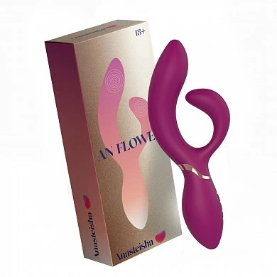 Вибратор кролик AN Flower силикон фиолетовый 19,7 см — купить в секс-шопе LoveDoctor
