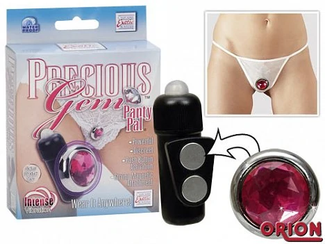 Стимулятор на трусики с розовым кристаллом