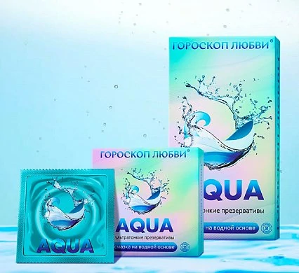Презервативы ультратонкие Гороскоп Любви Aqua 3 шт — фото 2