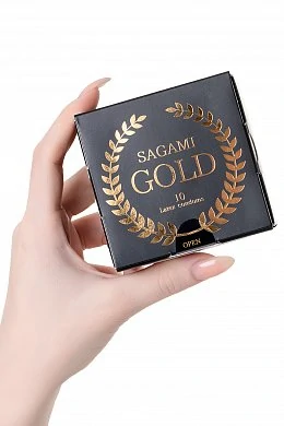 Презервативы Sagami Gold латексные №10 — фото 7