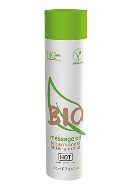 Массажное масло Hot Bio oil bitter almond 100 мл — купить в секс-шопе LoveDoctor