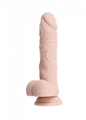 Фаллоимитатор с мошонкой на присоске Dildo 19 см — купить в секс-шопе LoveDoctor