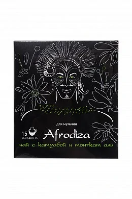 Чай Afrodiza Катуаба и Тонгкат Али №3 15 саше 75гр — фото 4