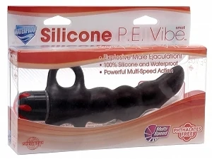 Вибромассажер для стимуляции простаты Silicone P.E. черный — купить в секс-шопе LoveDoctor
