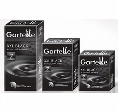 Gartelle XXL Black Большой размер № 6 — купить в секс-шопе LoveDoctor