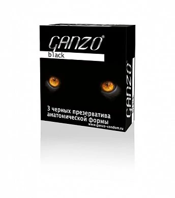 Презервативы Ganzo Black Черные № 3 — купить в секс-шопе LoveDoctor