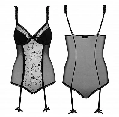 Боди Rosana teddy Obsessive черное S/M — фото 3