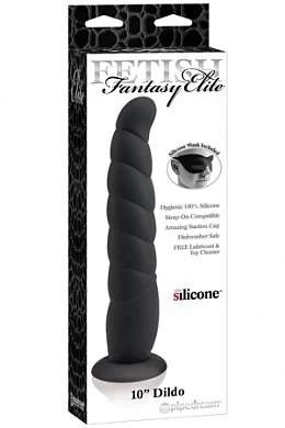 Насадка для страпона Fetish Fantasy Elite 10" черная — купить в секс-шопе LoveDoctor