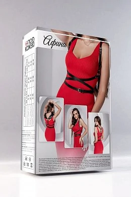 Портупея Afina кожа черный L/XL — фото 3