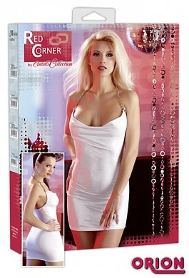 Миниплатье Red Corner на цепочке L белый — купить в секс-шопе LoveDoctor