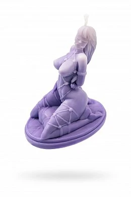 Свеча интерьерная Шибари фиолетовая 95 г — купить в секс-шопе LoveDoctor