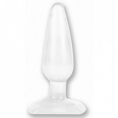 Анальная пробка Butt Plug Clear Jelly Medium — купить в секс-шопе LoveDoctor