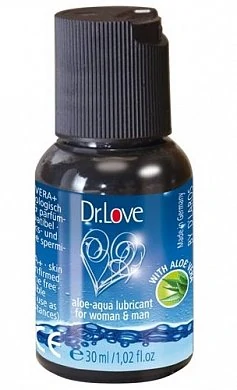 Лубрикант на водной основе с Алое Вера Dr Love 30 мл — купить в секс-шопе LoveDoctor