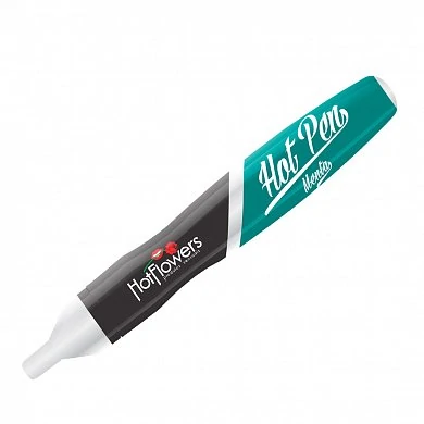 Вкусовая ручка для рисования на теле Hot pen мята 35 г — фото 2
