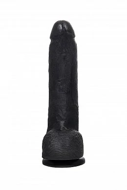 Фаллоимитатор Pipedream King Cock с мошонкой черный 25 см — фото 4